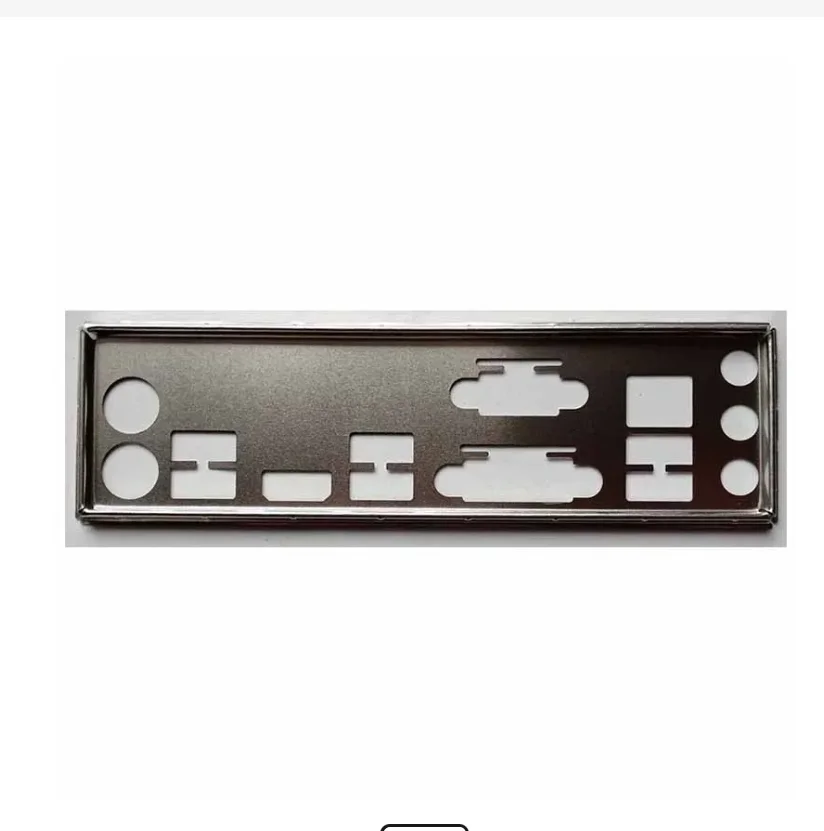 Io I/O Shield Piastra Posteriore Piastra Posteriore Staffa Blende Acciaio Inossidabile Per Msi B85M-E45 H81M Eco