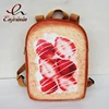 Cute Toast Style Backpack for Young Girls Large Capacity School Bag Funny Student School Bag Travel Bag Women Kawaii Egg Pattern 1