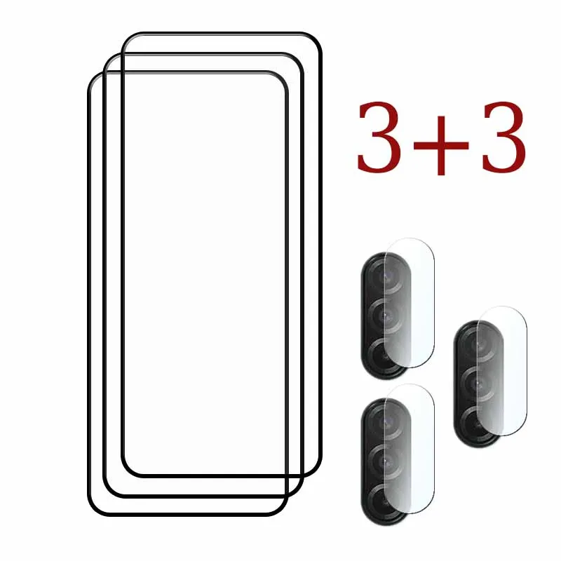 Premium 9H Anti-Scratch Tempered Glass Screen Protector with Soft Fiber Camera Film