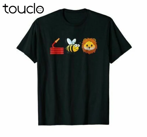 

Hose Bee Lion I Am A Fire Fighter Black T-Shirt unisex
