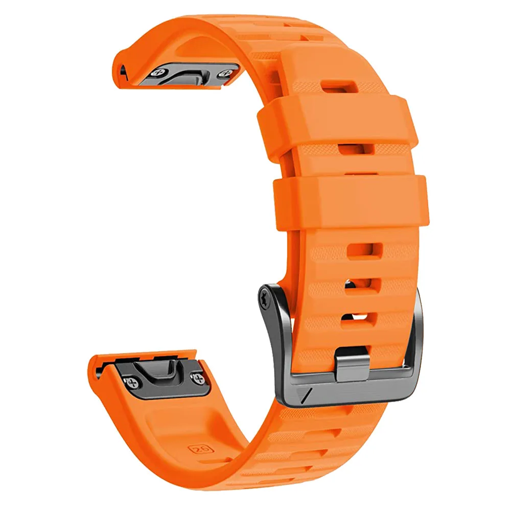Enhanced Silicone QuickFit Watchband Strap – 22mm/26mm Adjustable Easyfit Wristband