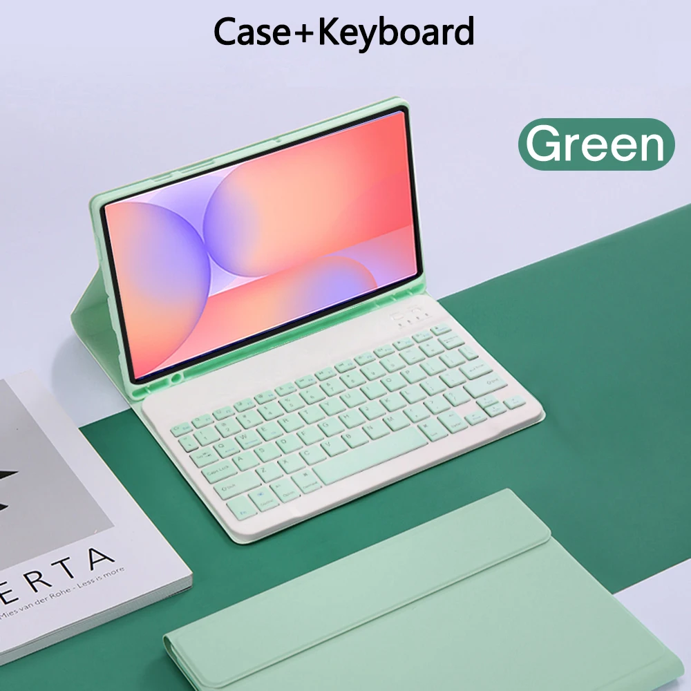 Versatile Tablet Case with Detachable Keyboard and Pencil Holder
