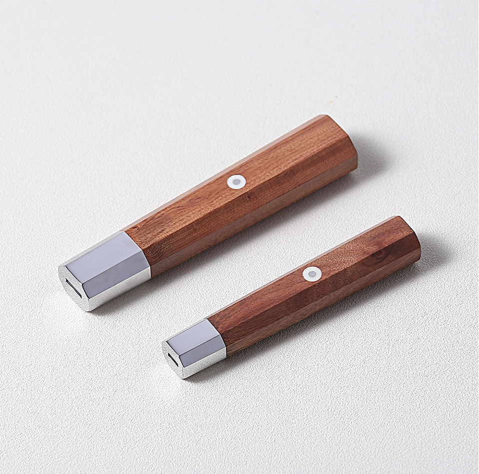 Description Picture 2 of itemJapanese Classic Style Octagonal Knife Handle DIY Handmade Kitchen Chef Knife Utility Stainless Steel Rosewood Knives Handles