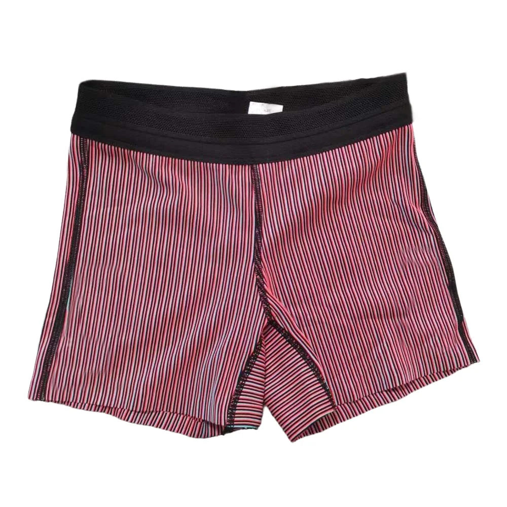 Women Marathon Leggings Female Sports Mesh Stripes Shorts Fast Running Speedsuit Women's Yoga Pant Track and Field Middle Pants