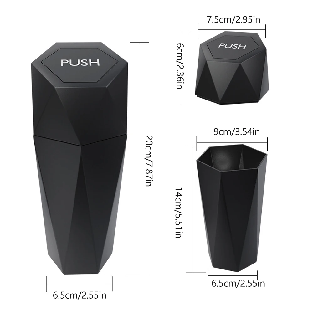 Car Trash Can Car Trash Can Door Seat Back Visor Trash Bin Auto Organizer Storage Box Color Garbage Dust Case Ashtray Car Interior Accessories car trash can