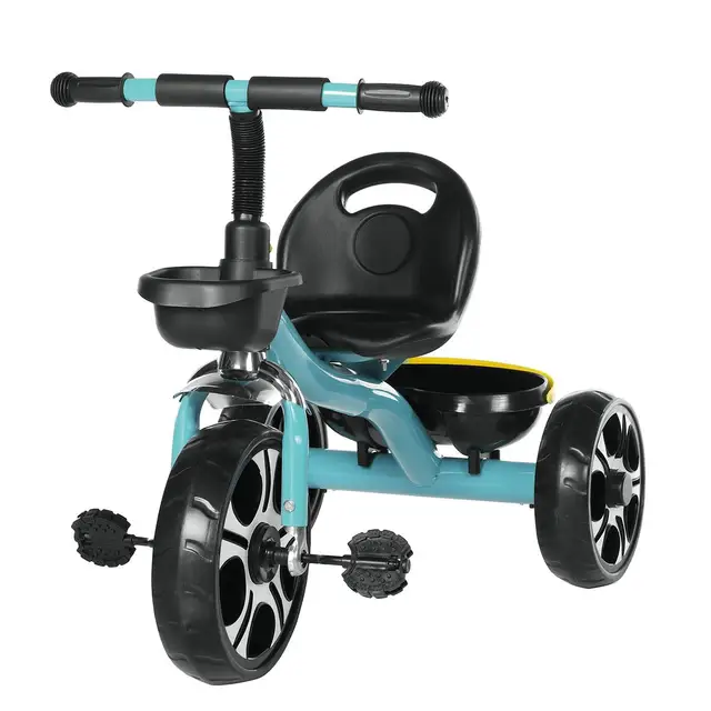 Kids Tricycle 3 Wheel Pedal Bike with Storage Bin for Aged 1-6 Years Old Baby Bicycle Fit Indoor & Outdoor 4