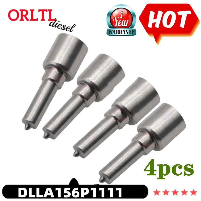 

ORLTL NEW DLLA156P1111 0433171718 Common Rail Fuel Nozzle For 0445110207 0445110208 0986435069 4PCS