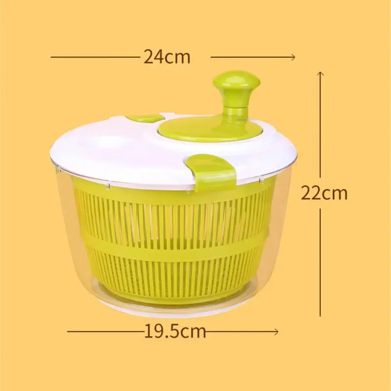 샐러드 스피너 건조기 야채 과일 식품 탈수기, 빠른 건조, 다기능 수동 주방, 가정용 야채 탈수기