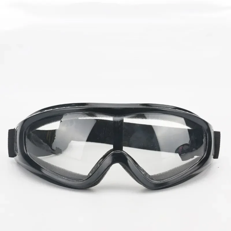 Protective Glasses Double-layer Outdoor Windshield Labor Protection Glasses PC Lens Protective Head-mounted Adult Men's Women's Ski Glasses