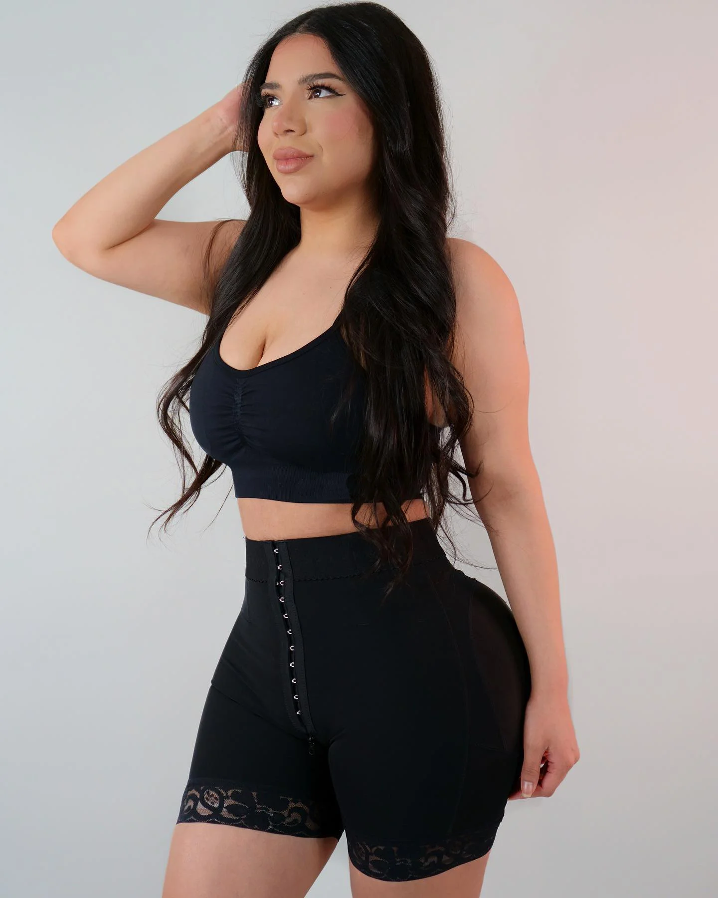 Faja Colombiana Butt Lifter Short Shapewear Women Body Shaper BBL Hourglass Waist Trainer Shorts with zipper on the crotch