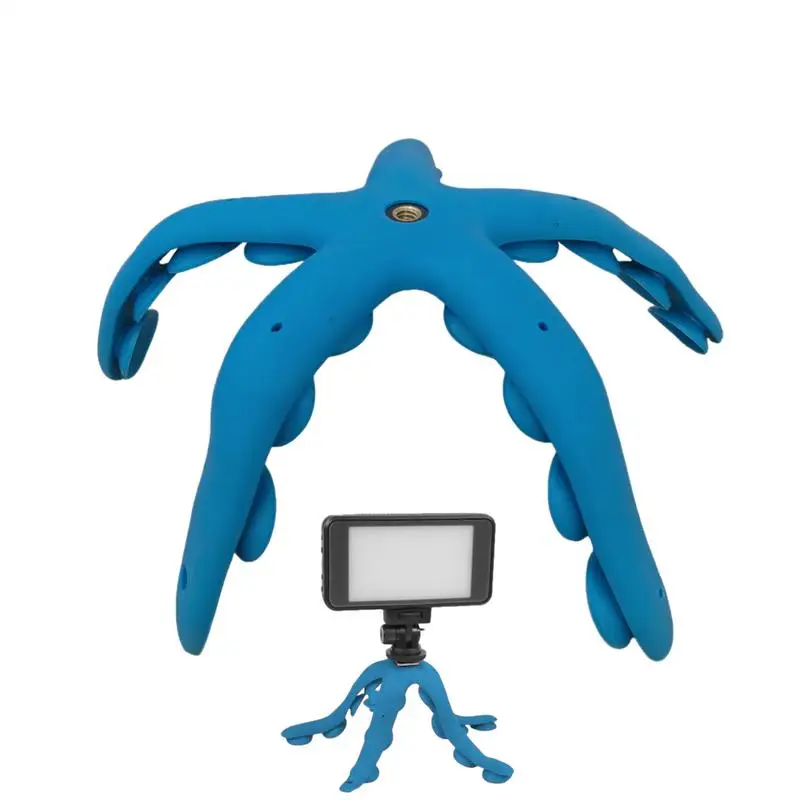 Octopus Phone Holder Flexible Tentacle Stand Mobile Phone Action Camera Bendable Suction Cup Mount & Holder Phone