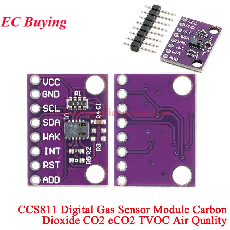 SGP30 ECO2 Modulo Sensore Di Gas Per La Qualità Dell'aria Chip - Foto 5