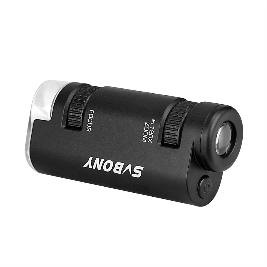 SVBONY  SV603 60x-120x Portable Handheld Microscope LED Light Source Adjustment Microscope for Develop Children's Interest 2