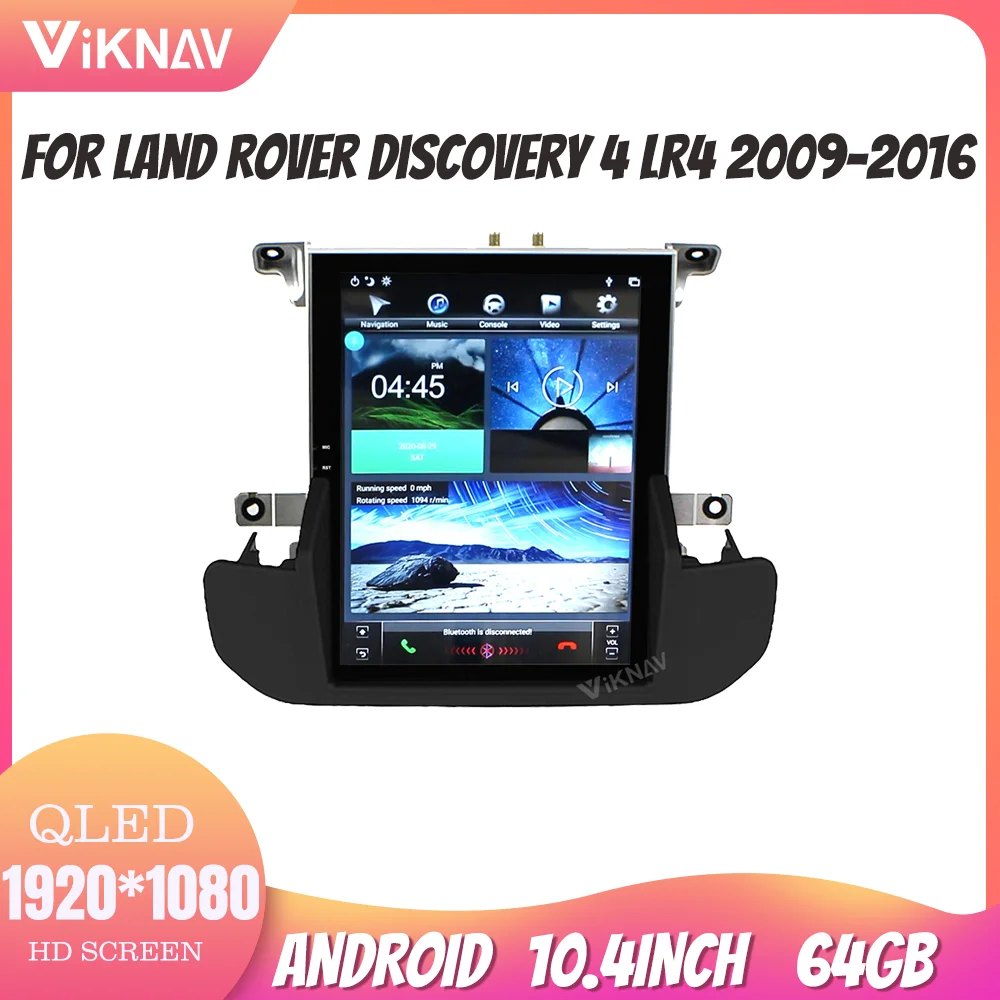 

10.4 Inch Car Radio Upgrade For Land Rover Discovery 4 LR4 2009-2016 Dural System Navigation GPS Original Car System Function