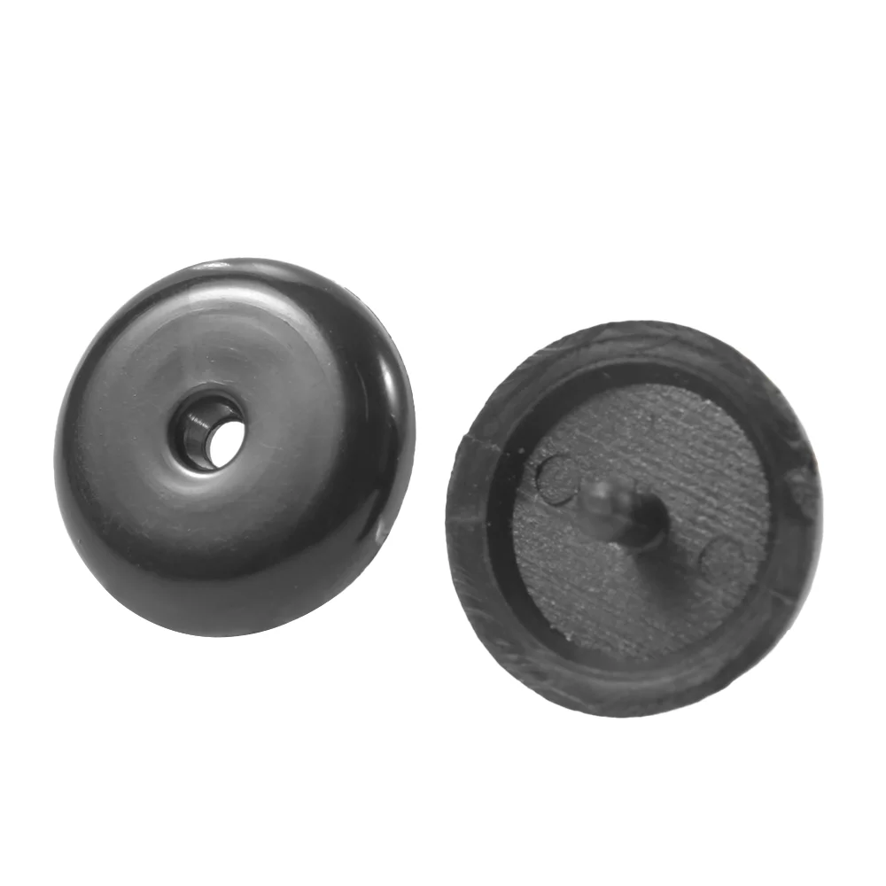 10Pcs Seat Belt Stopper Car Parts Black Plastic Safety Spacing Limit Buckle Clip