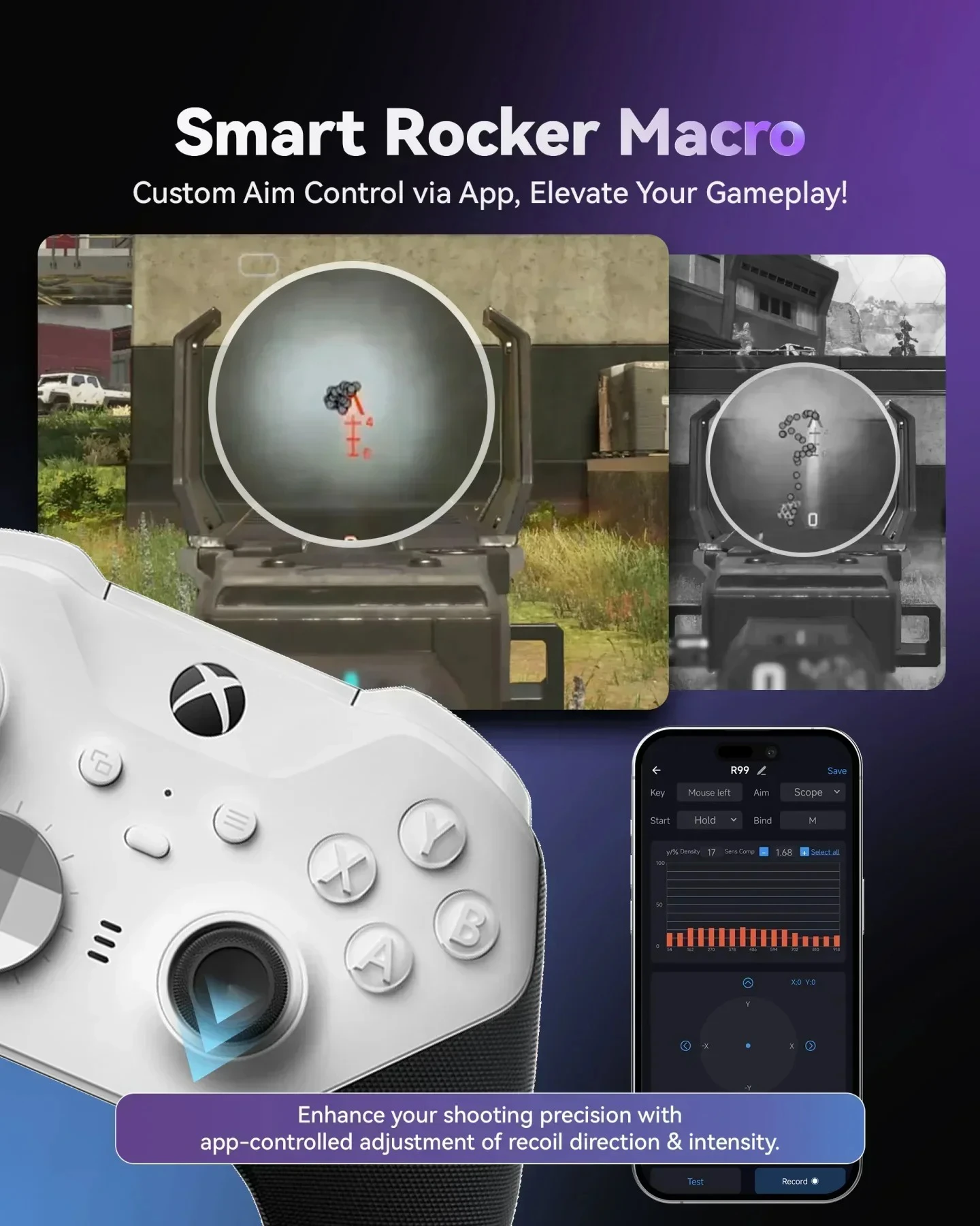 AIMZENIX AX600 MONSTER Pro Keyboard & Mouse Converter for PS5