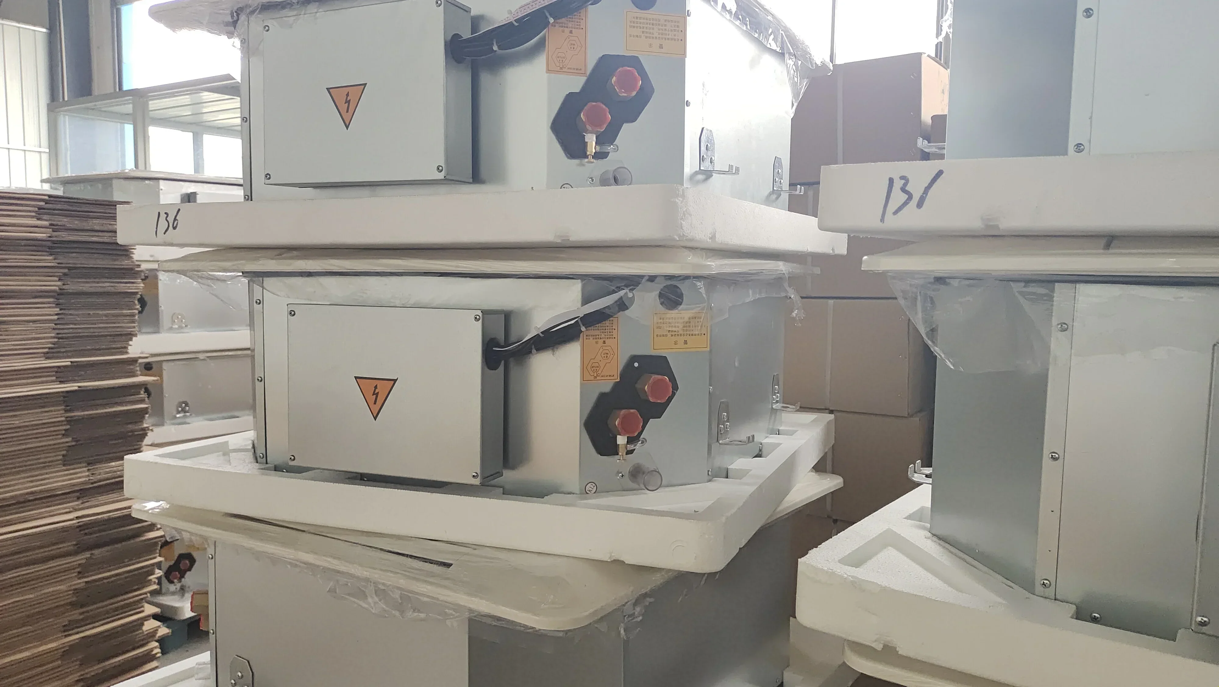 Hotel HVAC ventilation cassette type fan coil central ac units for homes 5
