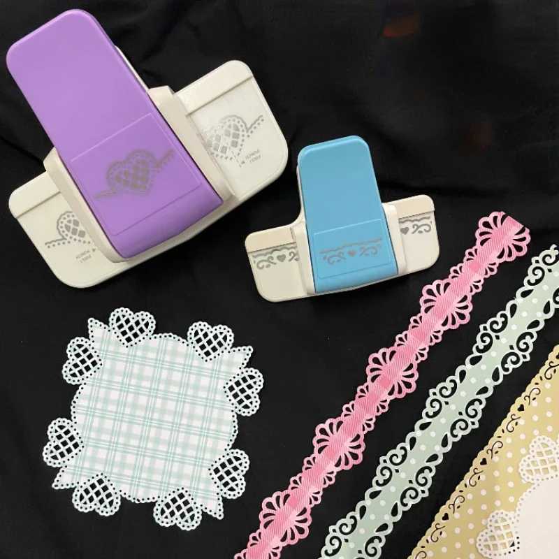 Embossing Device for DIY Greeting Cards with Hollow Lace Edge
