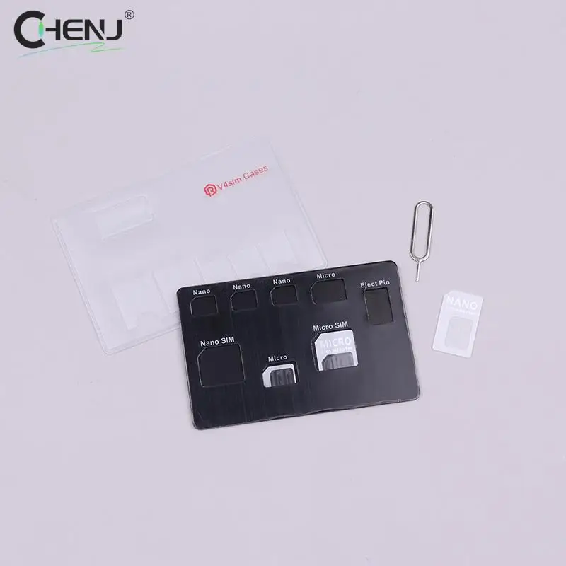 Nuovo 1Set Di Supporti Per Schede Sim Sottili E Custodia Per Schede Microsd E Pin Del Telefono Inclusi Nella Scheda Sim Del Telefono Cellulare