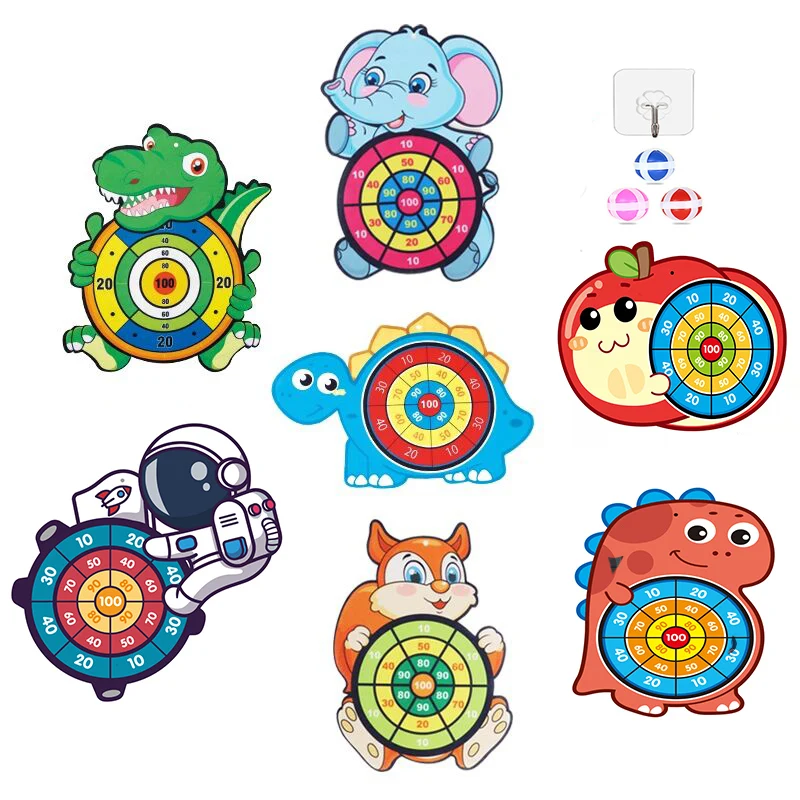 

Educational Sticky Balls Dart Board Target Sports Game Toys For Kids Children Outdoor Party Toys Sticky Ball Flying Target Toy
