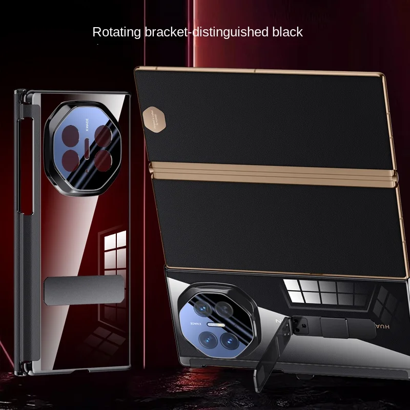 Enhanced Lens Protection Phone Case with Bracket & Magnetic Wireless Charging Support