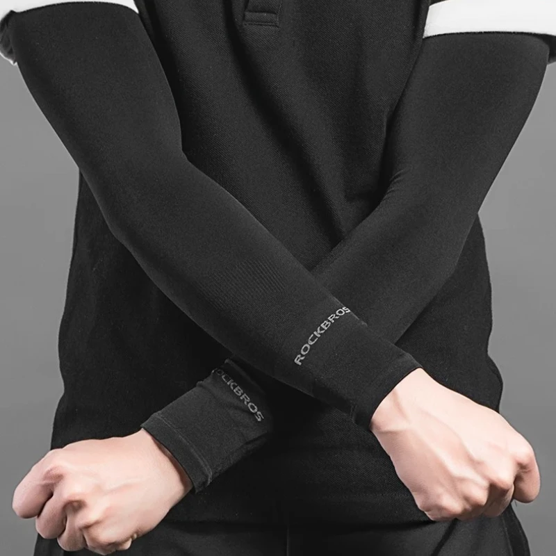 Arm Sleeve Ski Mask set Breathable Quick Dry UV Protection Cycling Sport Sleeve Ice Fabric Sunscreen Sports Fitness Arm Sleeves