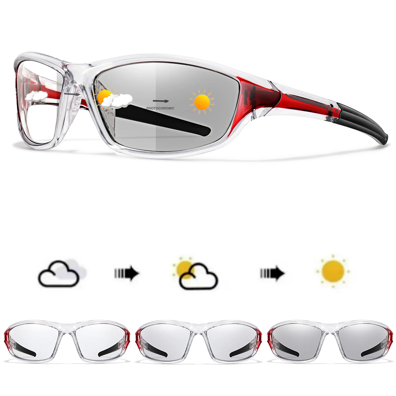 Uvex Photochromic Cycling Glasses for Men and Women MTB Bike Running Fishing