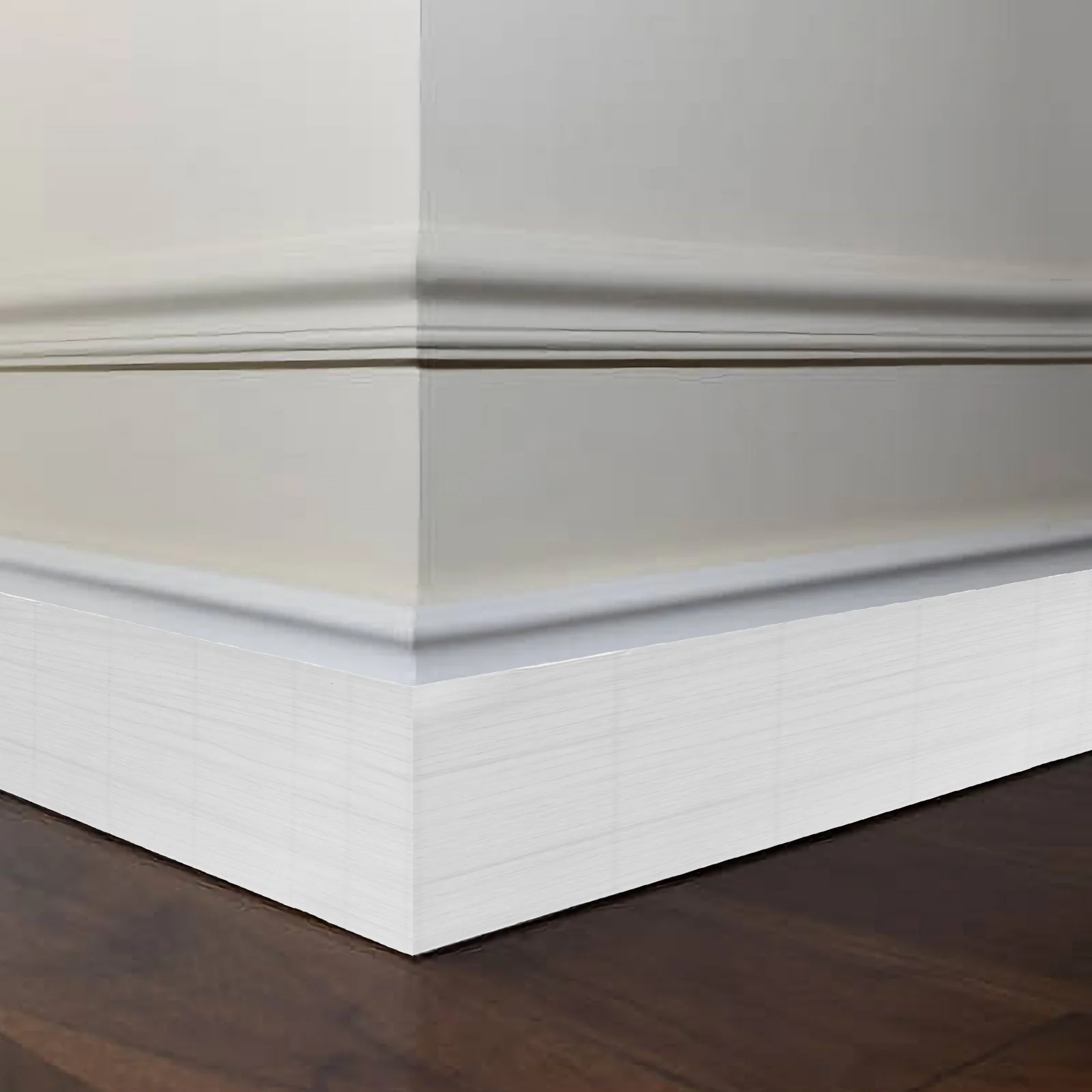 

Self-Adhesive Baseboard 5m Trim Wall Stickers Background Floor Corner Skirting Board Portable Flexible Skirting Board