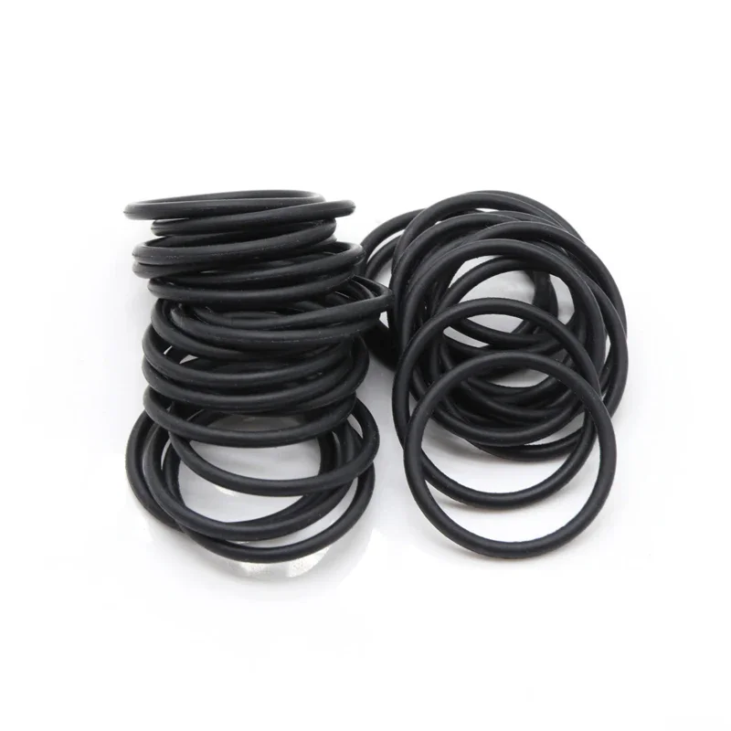 NBR O Ring Gasket Rubber O Rings Sealing Gasket Rubber Washers Keycap O Rings Silicone O Rings Thickness CS 3mm OD 9~150mm Nitrile Rubber Round O Type Corrosion Oil Resist Sealing Washer Black 10pcs