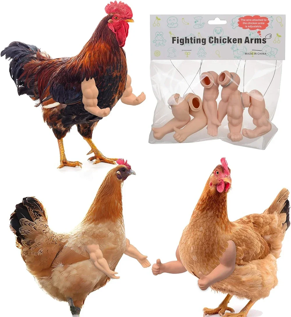 Funny Fighting Chicken Arms Toys for Party Props