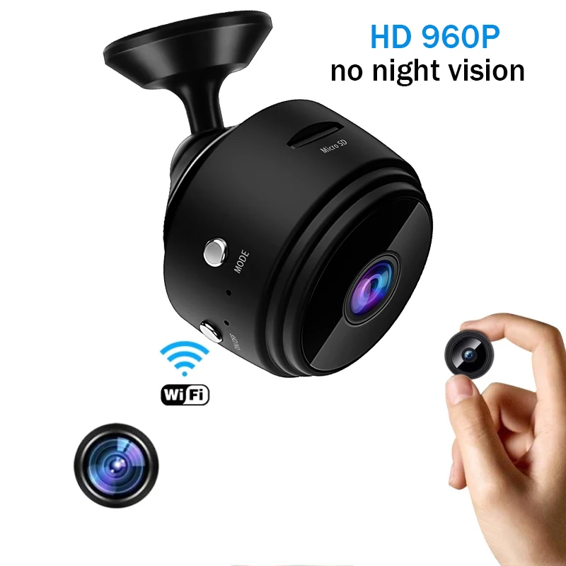 Mini caméra de surveillance IP 960p, Wi-Fi, USB, sans fil, avec moniteur à  distance, pour la sécurité à domicile, sans vision nocturne, pour  iOS/Android - AliExpress
