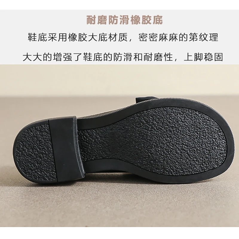 spring women's leather shoes Ladies Casual Loafers british style bow design mid heels work and walk wear pin women loafers shoes