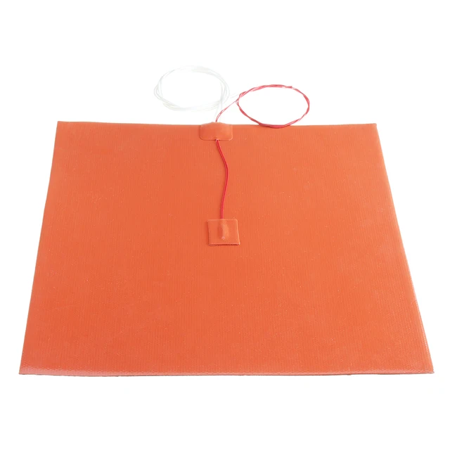 Szilikonfűtés 300X300 Mm 400X400 500X500 120 V/220 V 750 W -Os Szilikon Fűtött Ágyfűtés 3D Nyomtatóhoz - Image 2