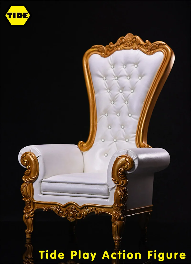 Vstoys 17sf01-6/1/6スケールのヨーロッパスタイルのベルベットの椅子