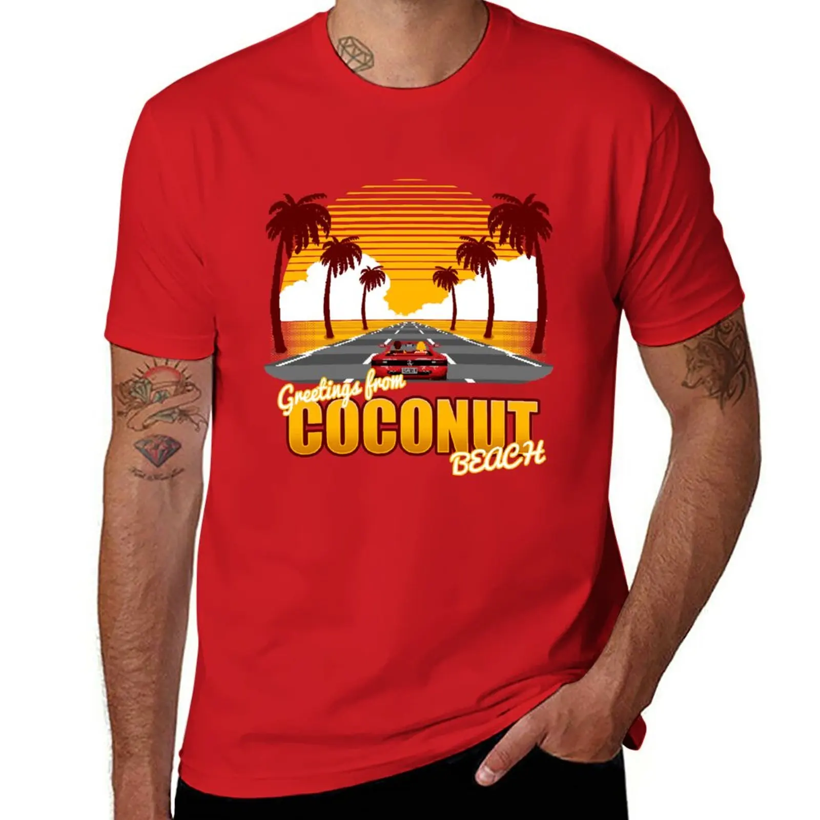

Greetings from Coconut Beach T-Shirt t-shirts man new edition t shirt cute tops mens long sleeve t shirts