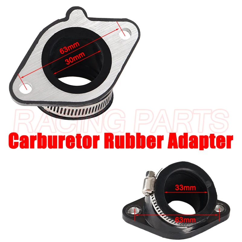 

Карбюратор резиновый угловой для мотоцикла, внедорожника, гоночного велосипеда, 33 мм, впускная труба для MIKUNI VM24 OKO28 KOSO30