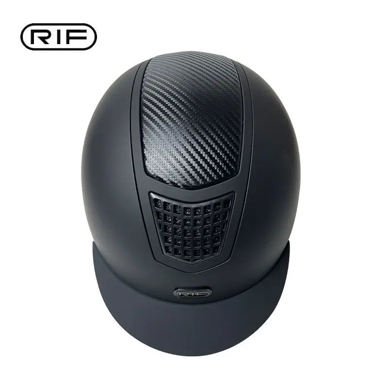 Children's Equestrian Riding Helmets Fashionable and Minimalist Equestrian Obstacle Carbon Fiber Helmets Safety Certification