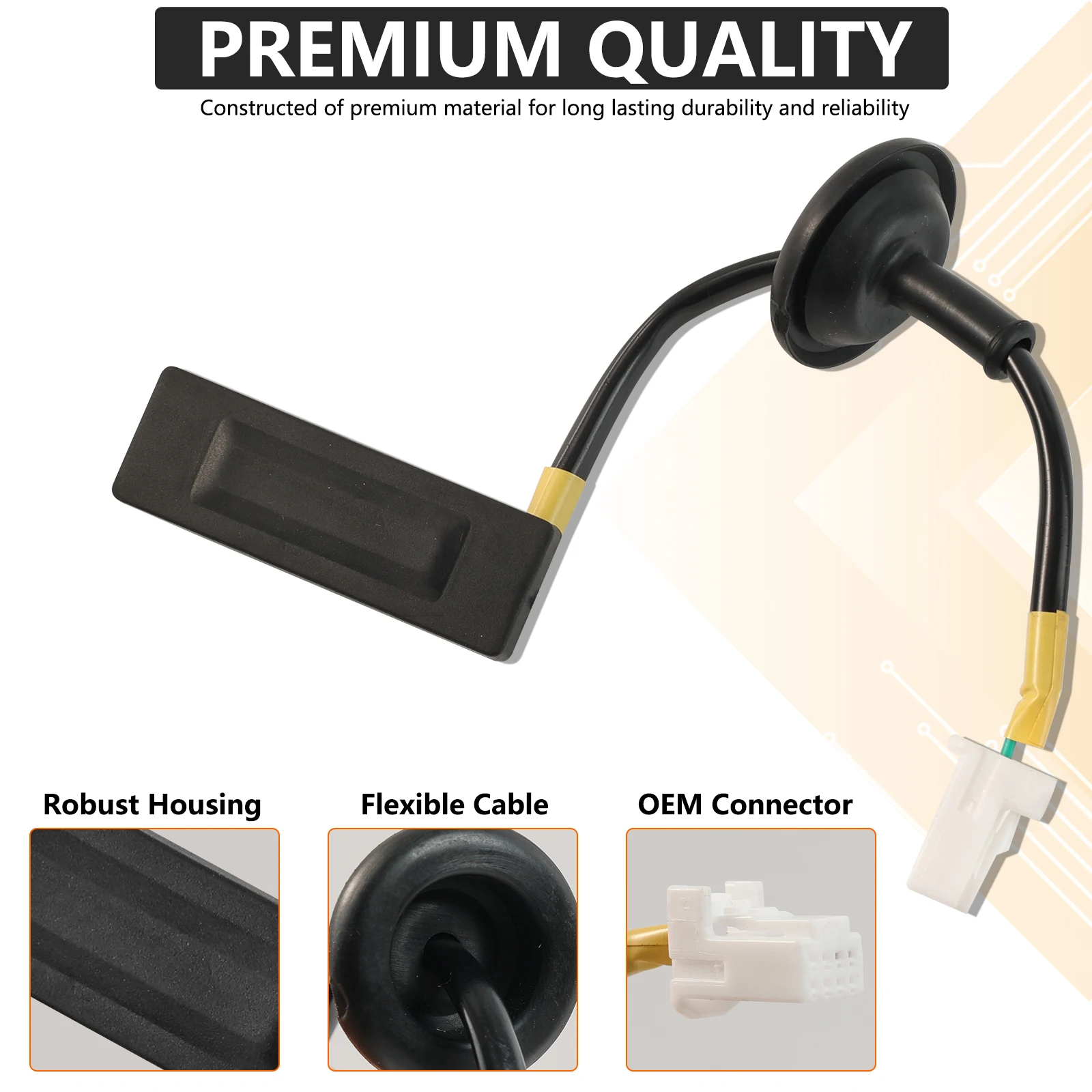 thumbnail interactive-video image 1 of BRADOO-81260-4X200 Rear Door Handle Trunk Lock Release Switch Tail Lid Switch For Kia Rio 2011 2016 I227250420 1 of 9