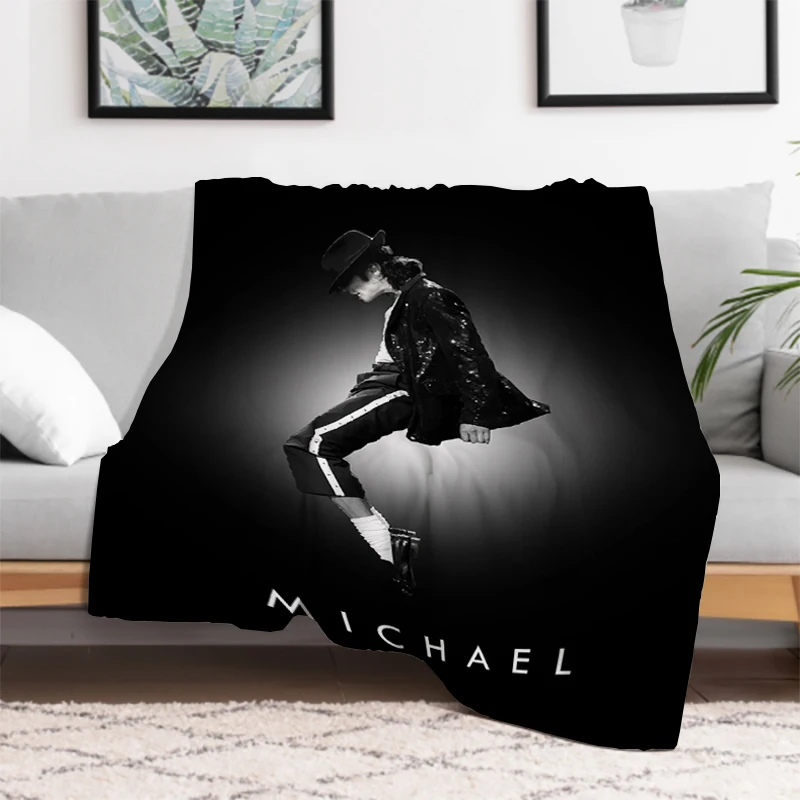 

Michael Jackson Blanket Pop King Joseph Sofa Blankets & Throws Double Bed Comforter Furry Winter Bedspread the Knee Warm Camping