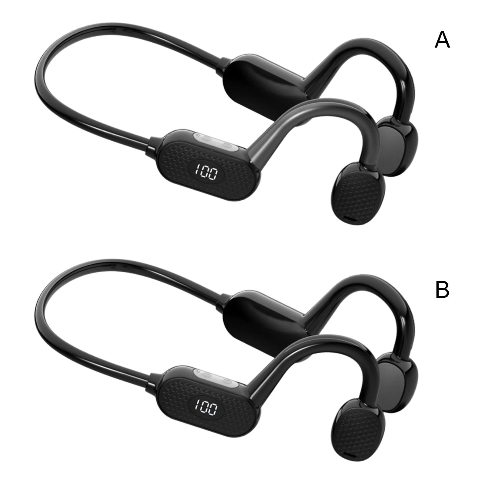 Auriculares de conducción ósea con Bluetooth 5,1, cascos de música 8H para  conducir, senderismo y ciclismo| | - AliExpress