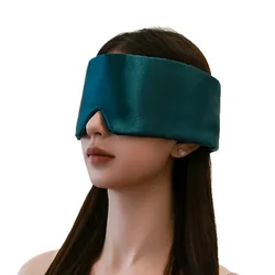 Deluxe Comfort Sleep Mask - Ultra - Soft Light - Blocking Eye Cover for Restful Travel & Home Relaxation (Green)