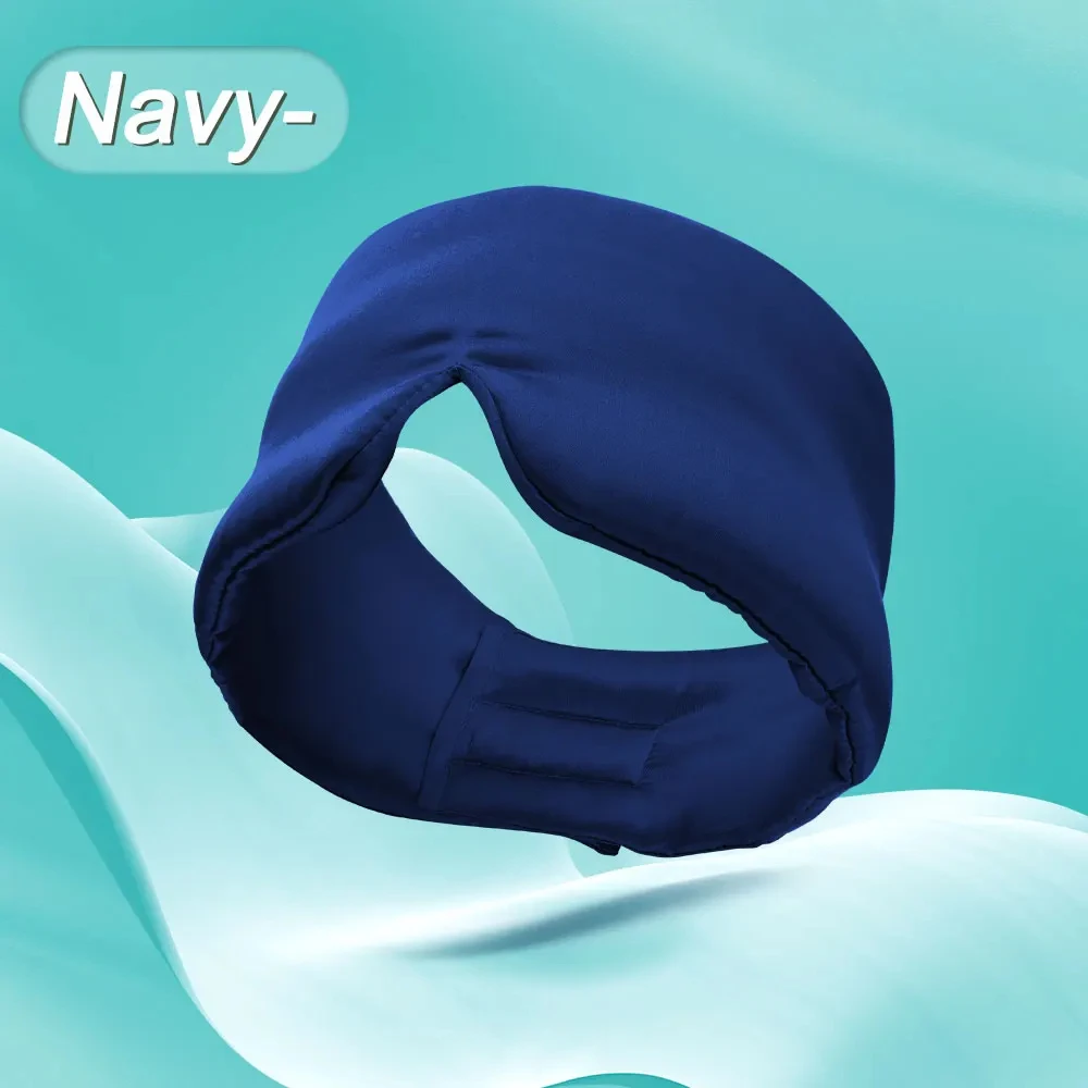 Luxurious Natural Mulberry Silk Sleep Mask - Ultra-Soft and Smooth Eye Cover for Travel and Relaxation