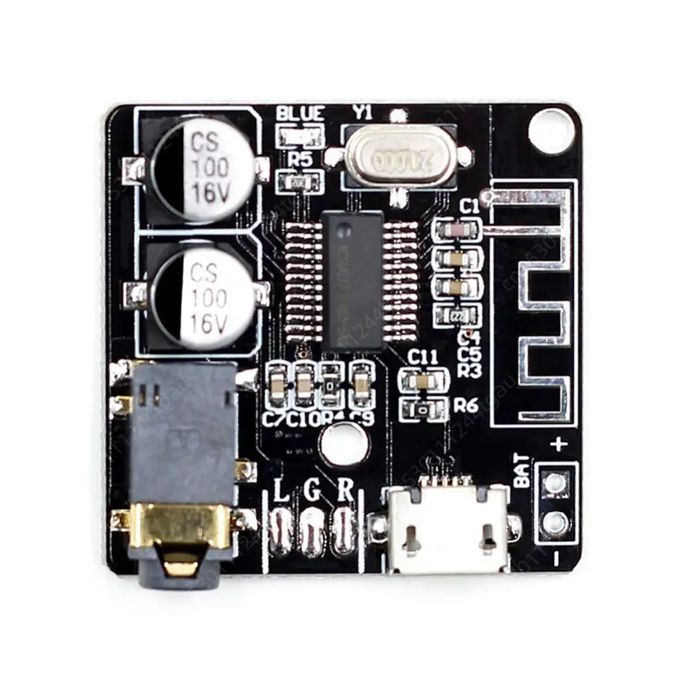 1-10PCS VHM-314 DIY Bluetooth Audio Receiver Board 3.7-5V Bluetooth 4.1/5.0 Mp3 Lossless Decoder Board Wireless StereoModule audio amplifier board audio decoder board