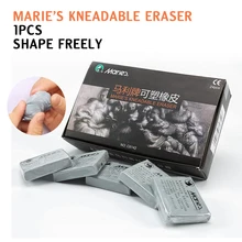 

Maries Plastic Rubber Soft Eraser High Gloss Rubbers for Art Painting Design Sketch Drawing Plasticine Stationery Pencil Eraser