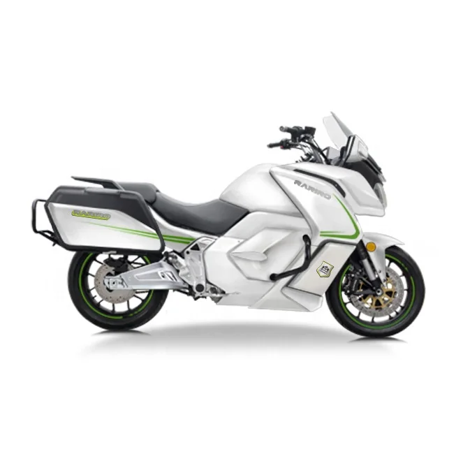 Moto électrique de course professionnelle refroidie par eau, moto Street Cruiser, grande puissance 2