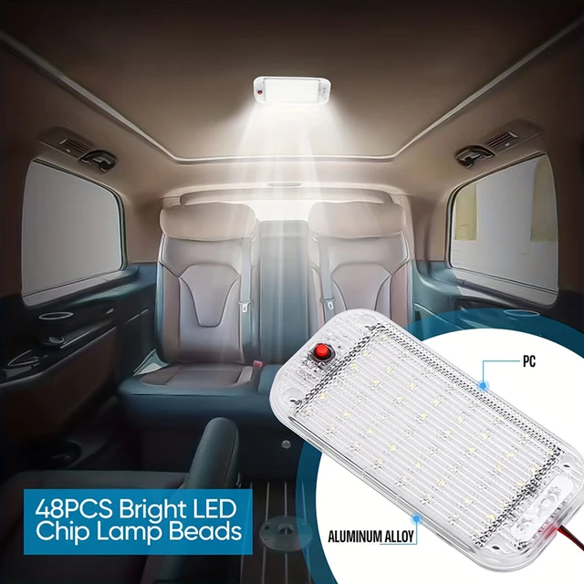 Luci LED Tetto Auto Thlevel 48 LED - 12-85V Per Interni Camper E Van - Foto 8