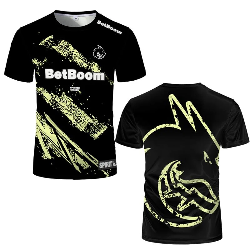 2025 New Team Spirit Jersey T-shirt Game ESports Game