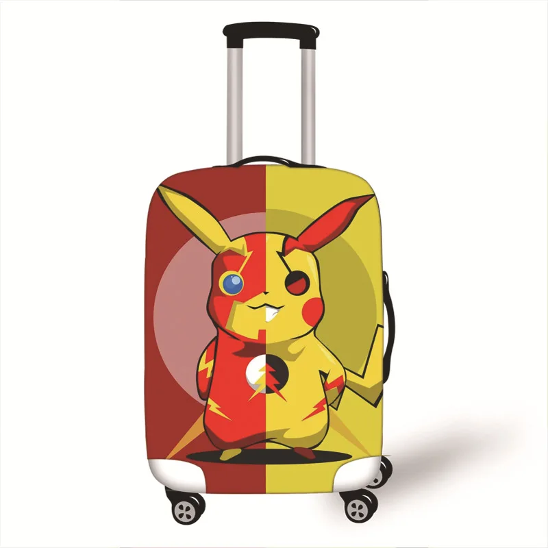 Valise Pokemon Pikachu bagages de voyage porte sac TSA serrure 26 noir