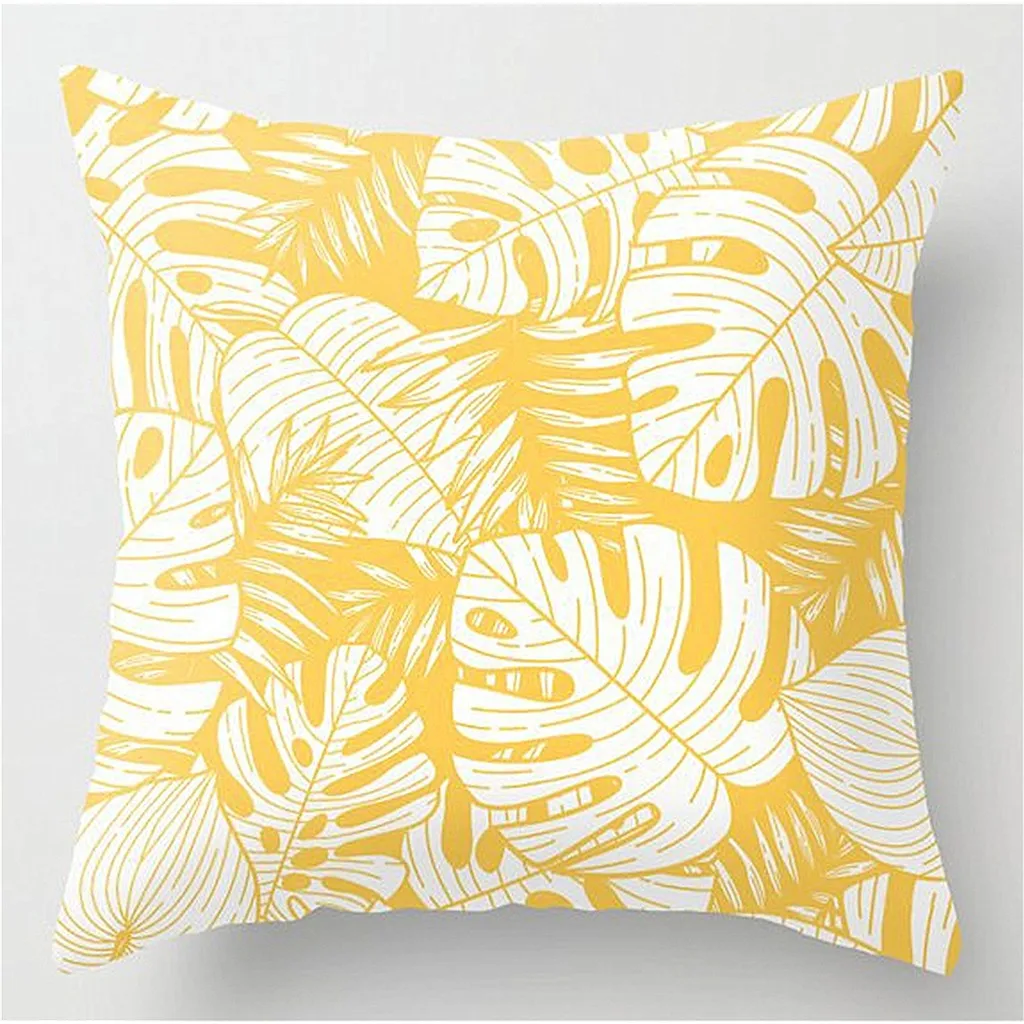 Yellow Cushion Velvet Pillowcase 40x40 45x45 50x50 60x60 Square Pillowcase, Sofa Cushion Cover Home Decor Pillowcase.