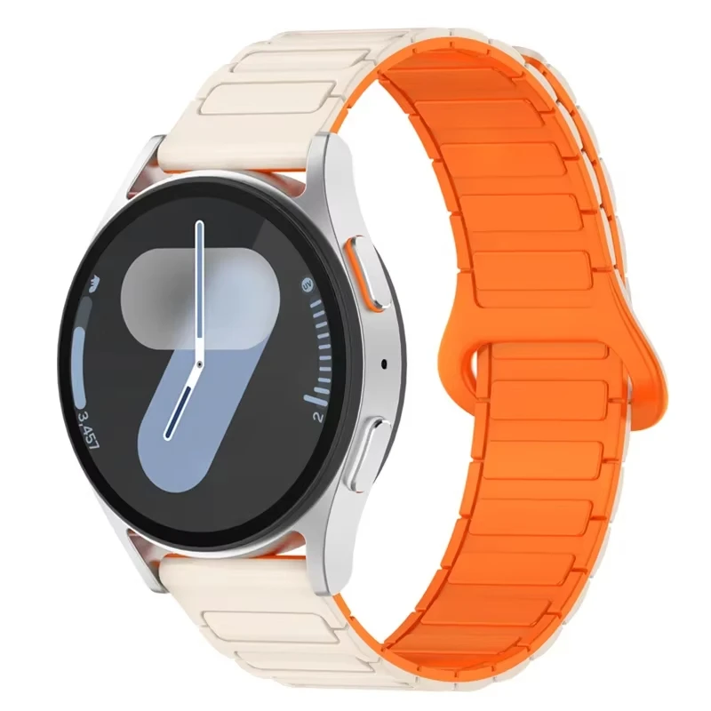 Magnetic Loop Waterproof Silicone Watch Band - Universal 20mm 22mm Bracelet Strap